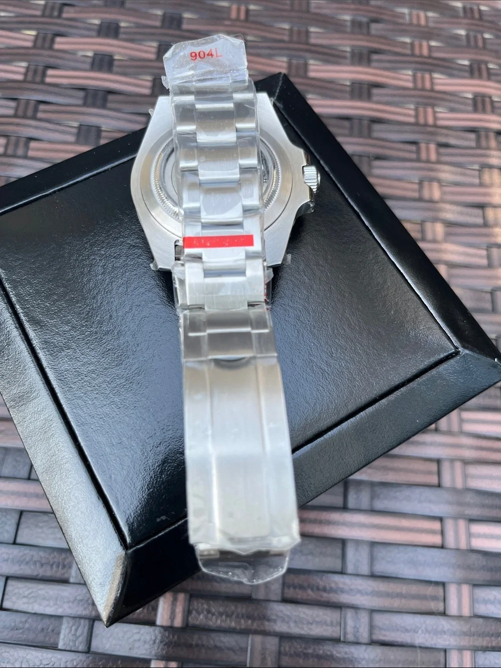 Stainless Steel Men's Dive Watch - Black Dial
